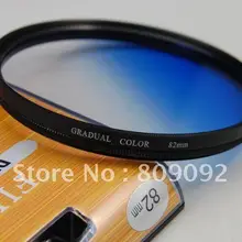 GODOX 82 мм постепенный Синий Цветной фильтр для объектива камеры