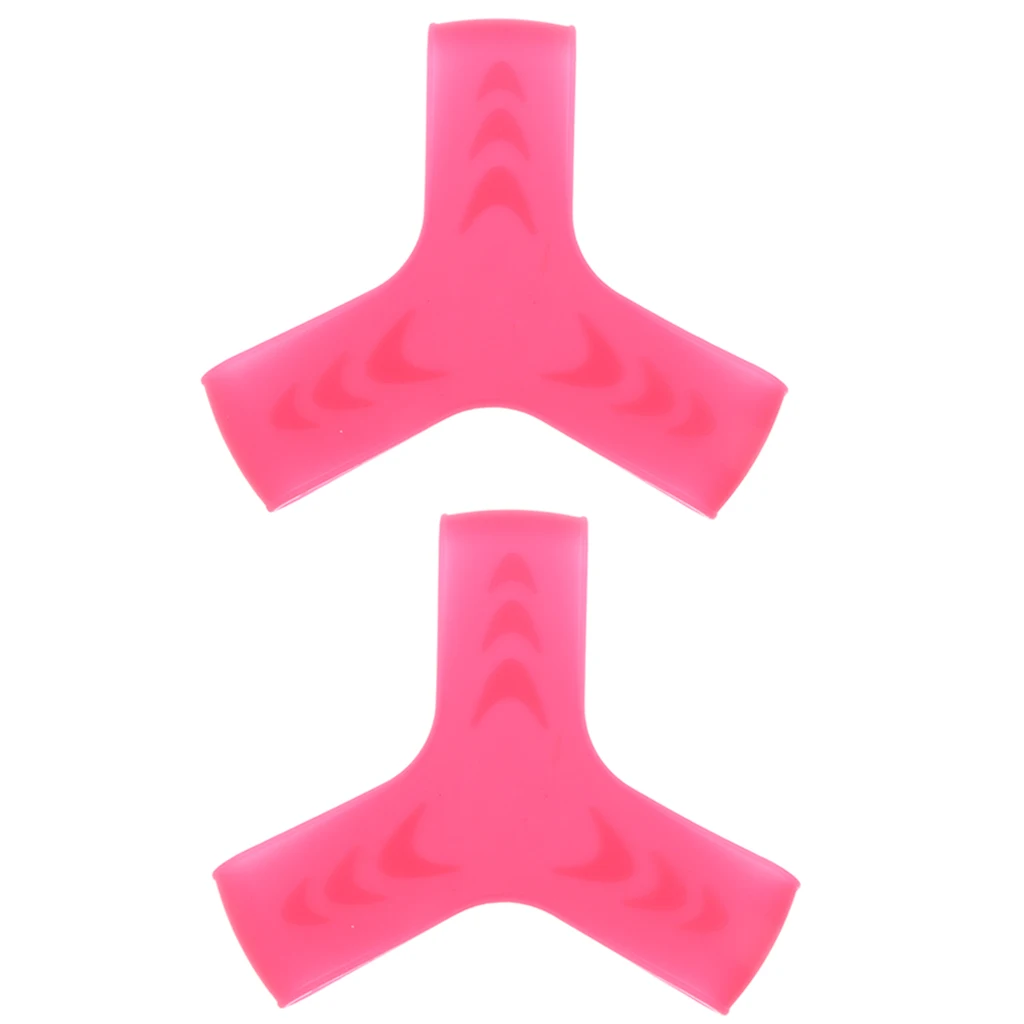 1 Pair Swimming Snorkeling Scuba Diving Elastic Soft Silicone Foot Flippers Fin Keepers Grippers Straps S/M/L 3 Colors Option