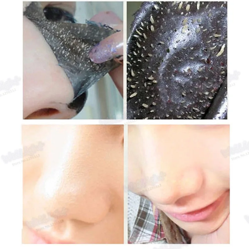 Бамбуковая угольная маска для лица свинья носовая накладка всасывающая черная маска угольная маска для очищения лица для пор, против акне Красота Уход за кожей корейская косметика