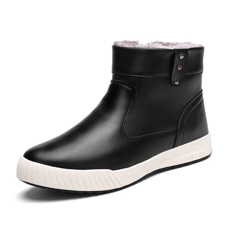 

Fur Men's Chelsea Boots,British Style Fashion Ankle Boots,Black/Brown/Blue Brogues Soft Leather Casual Shoes
