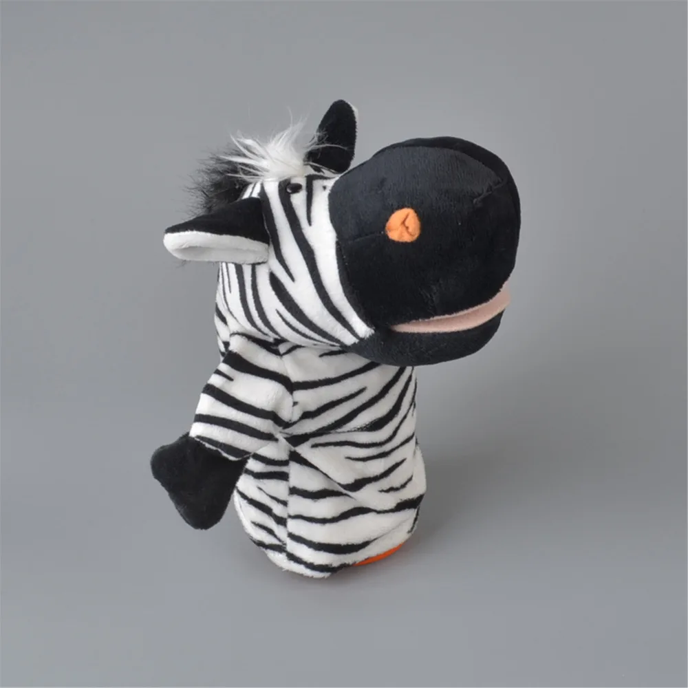 zebra hand puppet