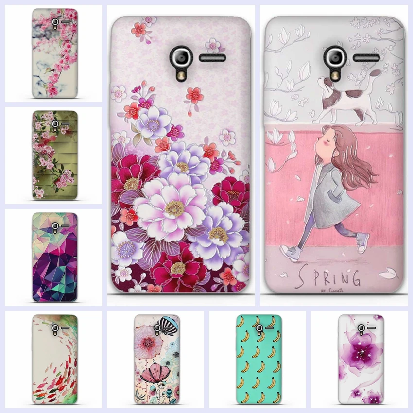 Силиконовый чехол для Alcatel One Touch Pixi 3 4 5 дюймов 5017 5017D 5017X 5019D задняя крышка