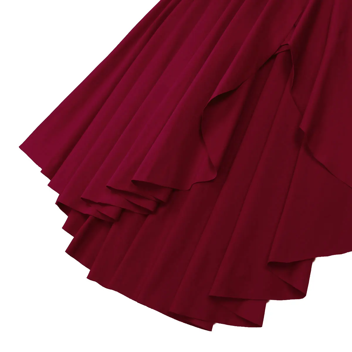 TiaoBug короткий топ без рукавов, асимметричная юбка для латинских танцев, балетная пачка, женские современные костюмы для лирических танцев, набор