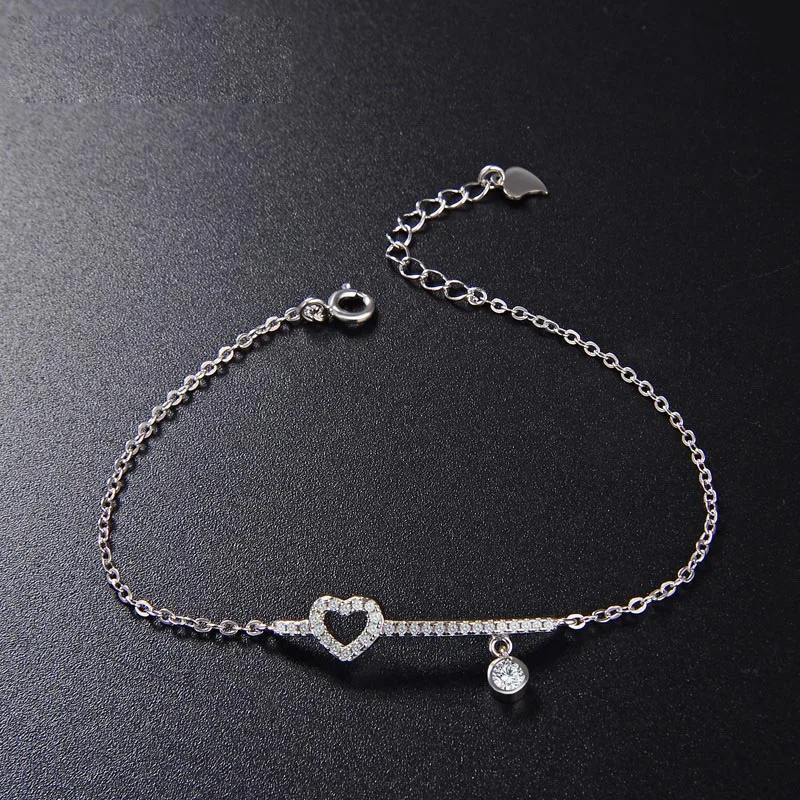 

Red Trees Brand Fine Jewelry Box Package 925 Sterling Silver Bracelet For Women Key Tiffan Bracelet Girlfriend Birthday Gift