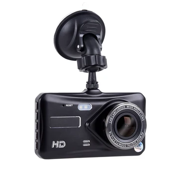 

XGODY A6T 4" DVR Dash Camera Dual Lens Touch Screen Night Vision G-sensor Video Recorder Dash Cam 1080P Motion Detection Dashcam