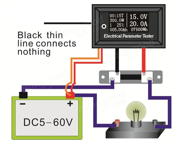 DANIU 100 V 50/100A 7in1 OLED Многофункциональный тестер Напряжение точное время Ёмкость Вольтметр Амперметр электрический параметр метр