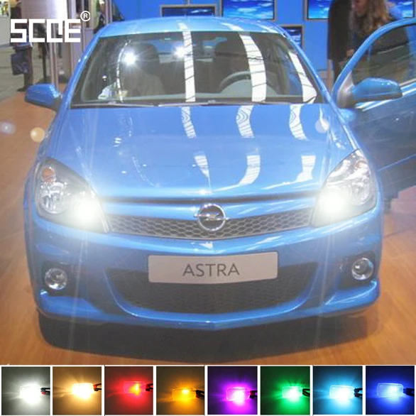 

SCOE 2X 12SMD LED Front Parking Sider Marker Light Bulb Lamp Source For Opel Astra F Classic 2 1998-2005 Astra H 2004-2008