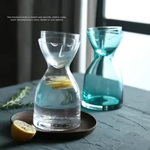 Модные креативные украшения для дома чашка большой емкости стеклянный набор чашка для сока