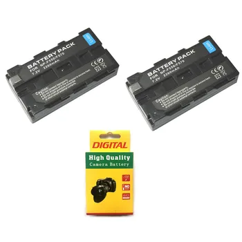 

Lot 2pcs 7.2V 2200mAh NP-F550 NP F550 NPF550 Camera Battery For Sony NP-F330 NP-F530 NP-F570 NP-F730 NP-F750 Hi-8 GV-D200 D800