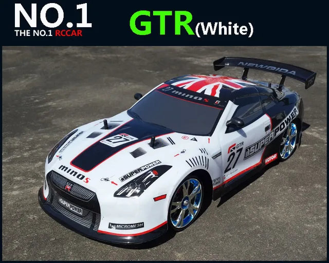 Large RC Car 110 High Speed Racing Car For Nissan GTR Championship 2.4G 4WD Radio Control Sport