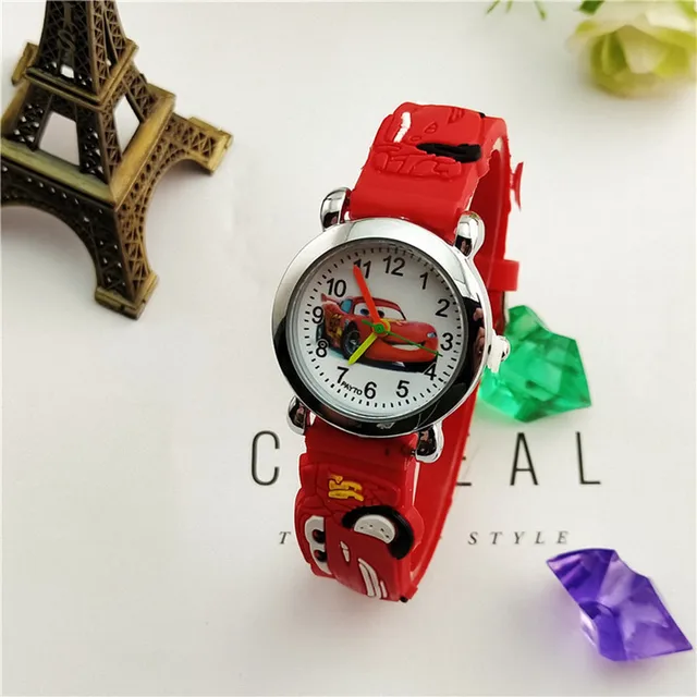 Wholesale promotion !! Cartoon CAR- Story Kids Watches Student Boys Girls Clock Wholesale promotion !! Cartoon CAR- Story Kids Watches Student Boys Girls Clock