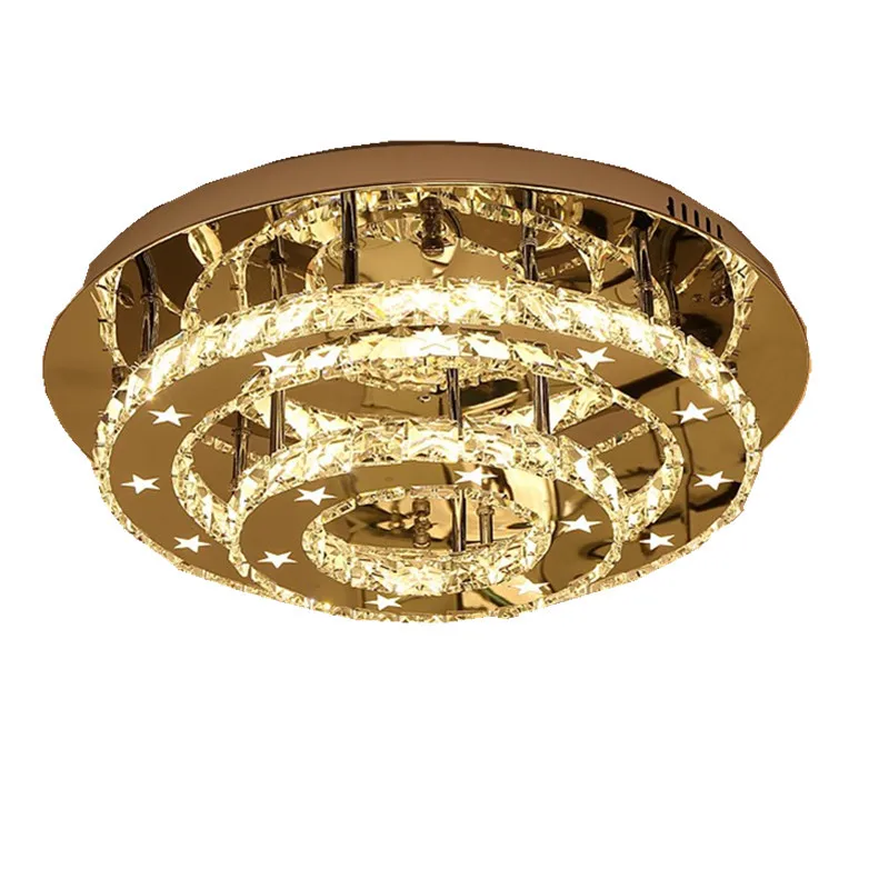 Led ceiling lamp home atmosphere round warm romantic restaurant crystal lighting creative bedroom ZP4131627 |