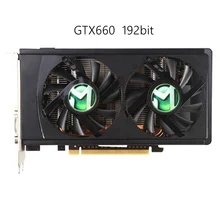 Б/у оригинальная видеокарта GTX660 2 ГБ GDDR5 192 бит видеокарта для nNIVDIA игровой компьютер настольная карта прочнее, чем GTX750TI