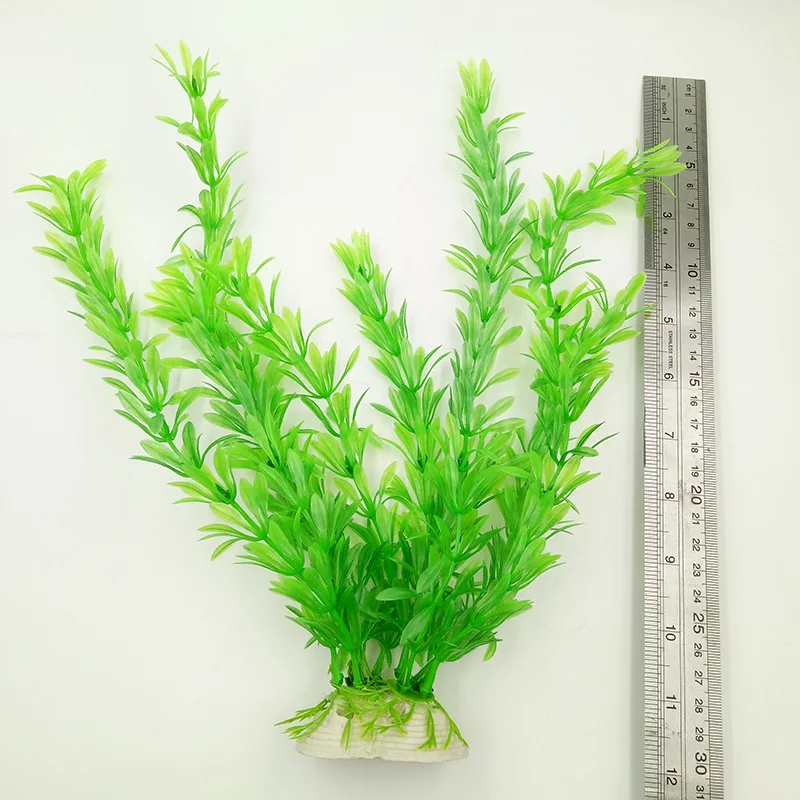 

Simulation Artificial Plant Aquarium Fish Tank Green Water Grass Underwater Aquatic Ornaments Decor Landscape 1pc
