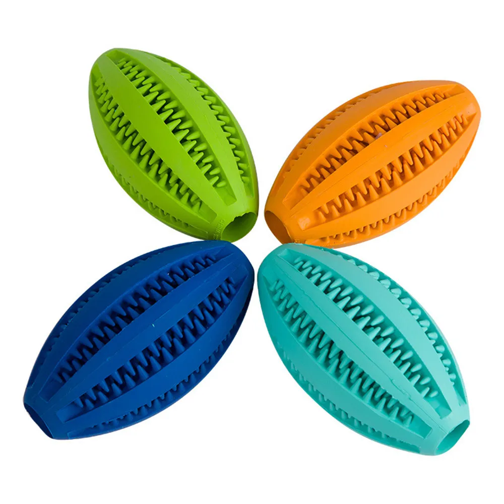 Buy New Arrival Pets Dog Toy Rubber Rugby Football