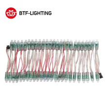 50 шт./100 шт. 12 мм WS2811 IC RGB светодиодный пиксели Модуль светильник черный/зеленый/RWB провода кабель IP68 DC5V/DC12V Праздники/Рождество/фестиваль