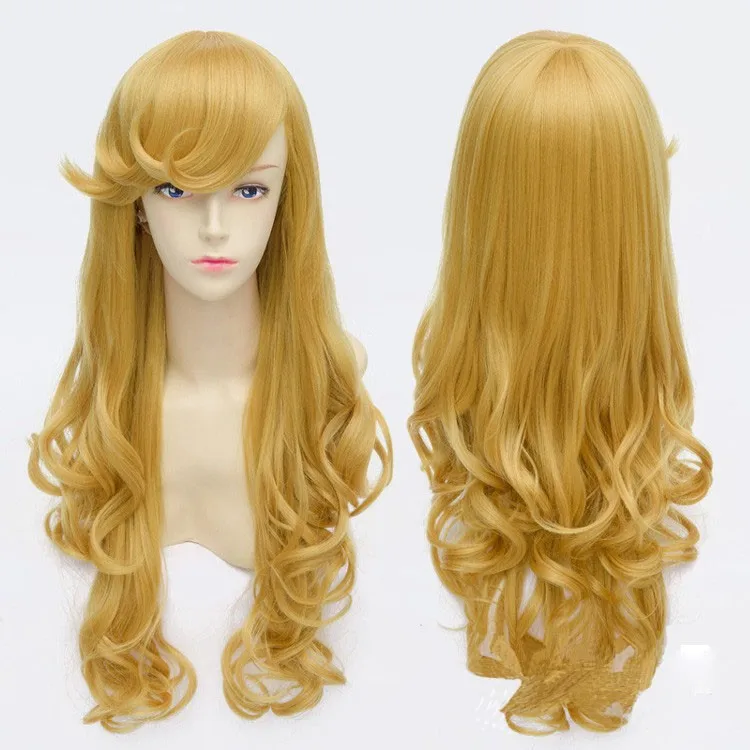 Princess cosplay wig Sleeping Beauty Princess Aurora Wig Long Curly