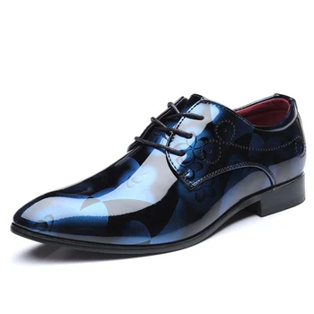 

Patent Leather Oxford Shoes For Men Dress Shoes Men Formal Shoes Pointed Toe Business Wedding Plus Size 49 50 RME-308 ZZXP3 CD