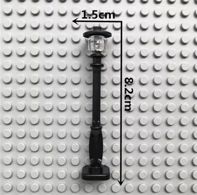 Dubbi diy строительный блок уличное здание уличный фонарь не может яркий совместим с известным брендом образовательная игрушка подарок для детей - Цвет: 1pcs-1