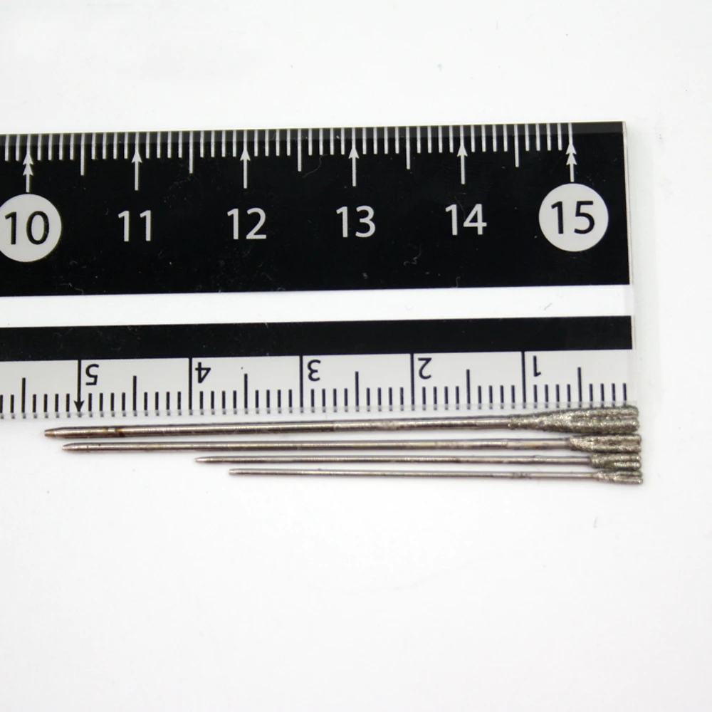 Reilyn Emergy Diamond Grinding Burr Jade Drilling Bits Stone Pearl Drilling Tips For Hanging Mill Dremel Rotary Tools xx002