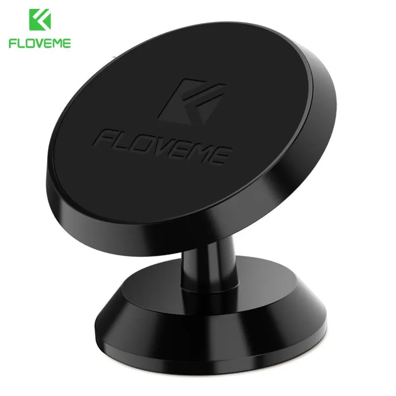 Магнитный автомобильный держатель для телефона FLOVEME для iPhone X 3 типа, магнитный держатель-подставка для телефона в автомобиле, держатель для Xiaomi Redmi Note7 - Цвет: Black Type 2