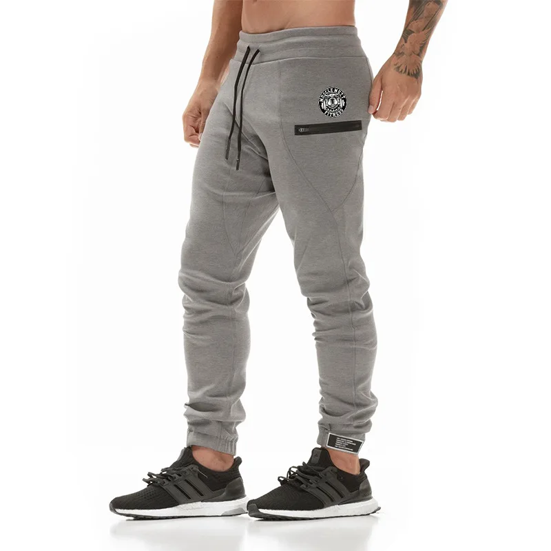 Новые модные для мужчин фитнес Jogger брюки девочек Бодибилдинг тренировки