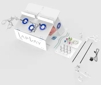 

full set of Laparoscopic suture simulation training box with light source four instruments/module /high-definition camera