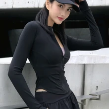 Женские белые топы для занятий йогой, рубашки для йоги, топы для тренировок с длинным рукавом, футболки для фитнеса и бега, спортивная одежда для занятий йогой