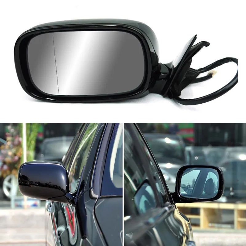 

Texture Black Automatic Folding Power Heated Original Replacement Side View Mirror For Toyota Crown 2006-2009