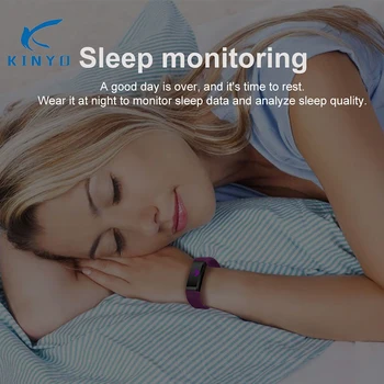 

Blood pressure monitoring smart bracelet remote camera sleep monitor fitness tracker woman smart band gifts for girlfriend wife