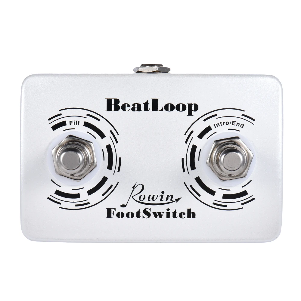 Rowin BeatLoop, двойной ножной переключатель, педаль для гитары, педаль для Rowin BEAT, петля для записи, педаль эффектов с кабелем 6,35 мм