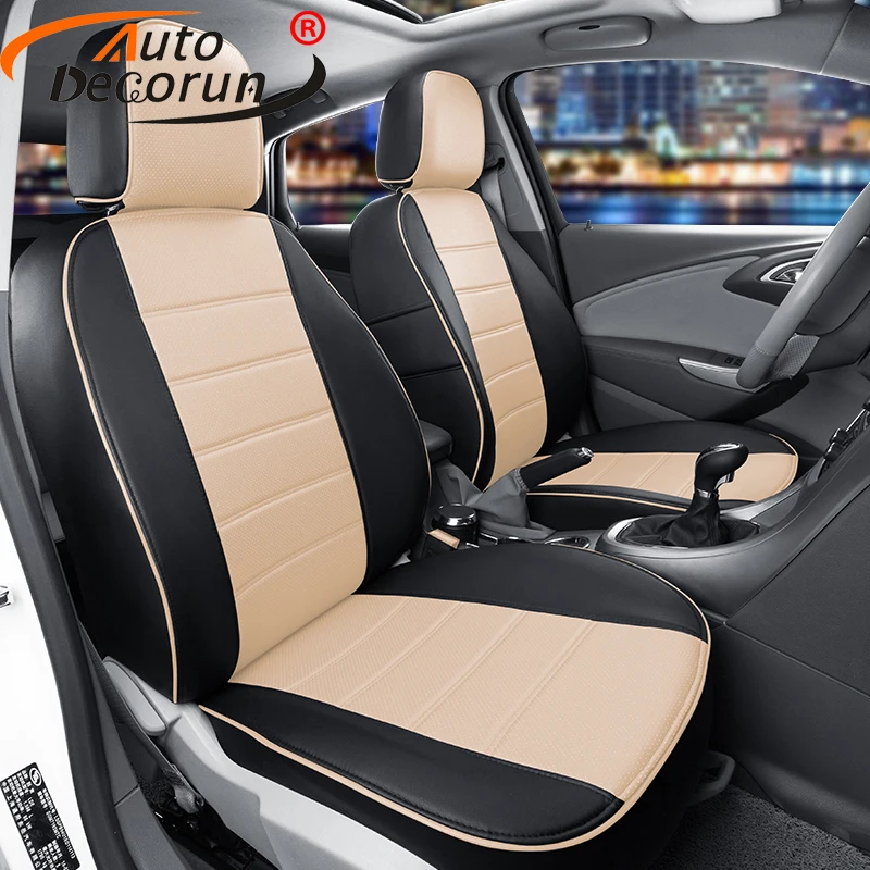 AutoDecorun Custom Fit PU leather Seat Covers for Toyota RAV4 2017