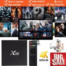 X96 Android TV Box Amlogic S905X Quad Core 2/16G Smart TV Box 16.1 WIFI HDMI 2.0 4K 2K Smart Media A95X MX PRO Fully Loaded NEW