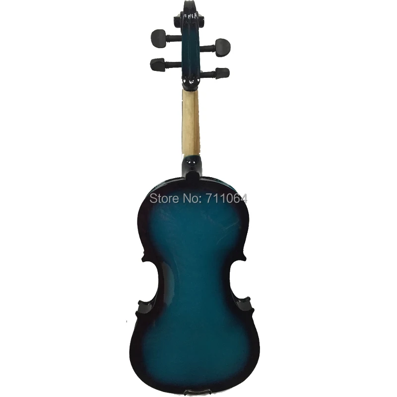 Haude 4/4 Tamano Completo Acustica Violin Negro con Estuche Arco Colofonia 