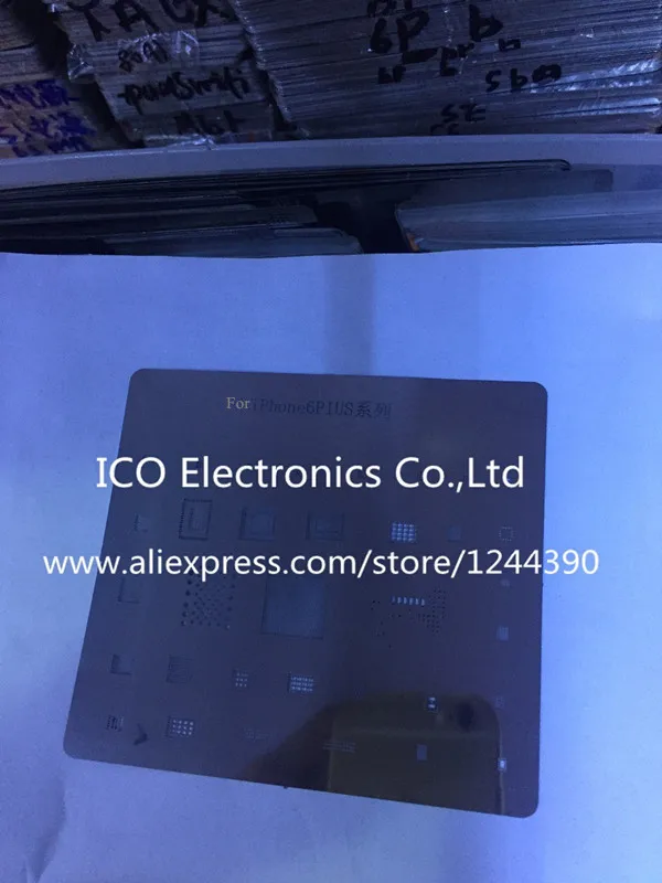 Для iPhone 6 Plus Nand flash wifi power audio CPU BGA трафарет прямого нагрева реболлинг шаблон |