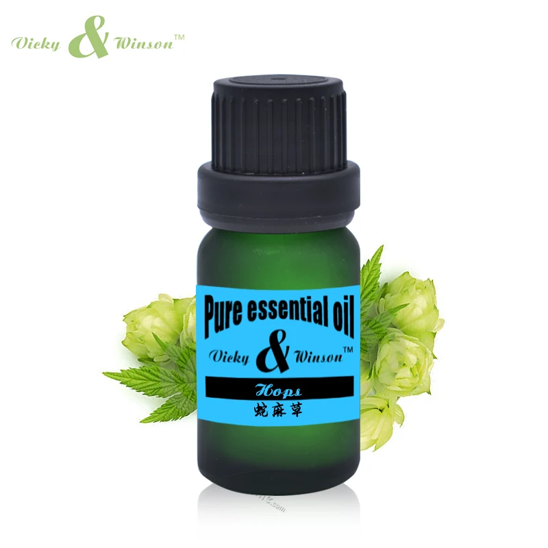 Vicky&winson Hops essential oil 10ml Essential oils 100% aromatherapy detoxifying clean the skin whitening anti wrinkle VWDF38 akarz peony essential oil natural aromatherapy moisture retention skin whitening purify air antioxidant peony oil