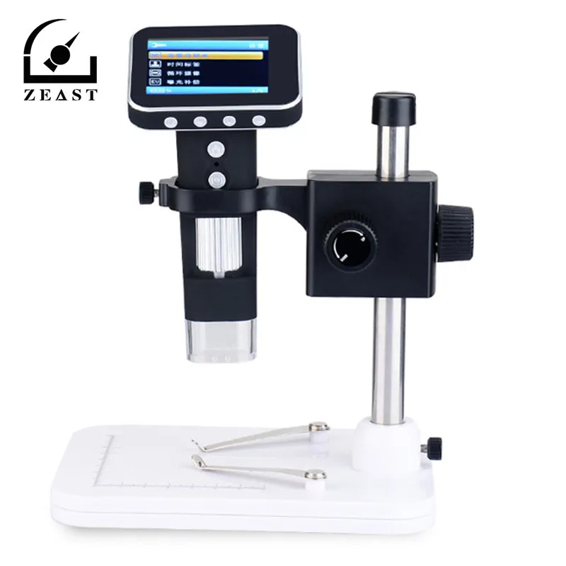 

500X USB Microscope Portable Digital Lab Mobile HD Magnifier with 3.5inch LCD Screen Desktop Microscopes 800mA