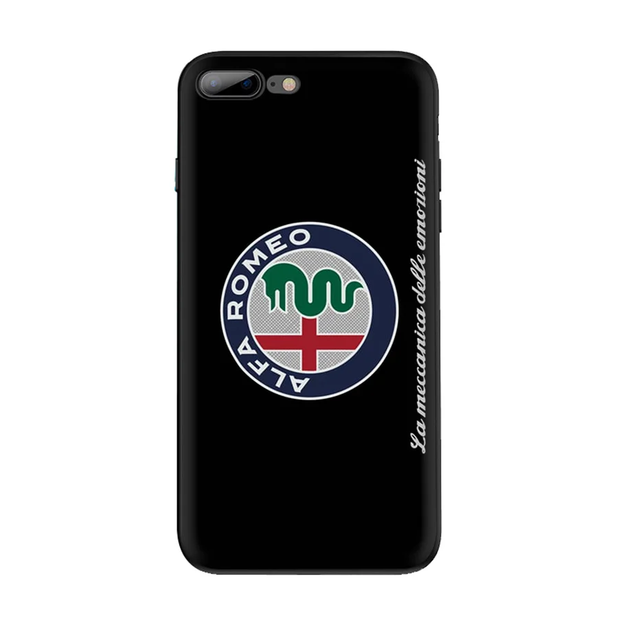 Alfa Romeo Логотип мобильный чехол для телефона для iPhone 11 Pro X XR XS Max XR iPhone 6 6s 7 8 Plus 5 5S SE защитный чехол из ТПУ