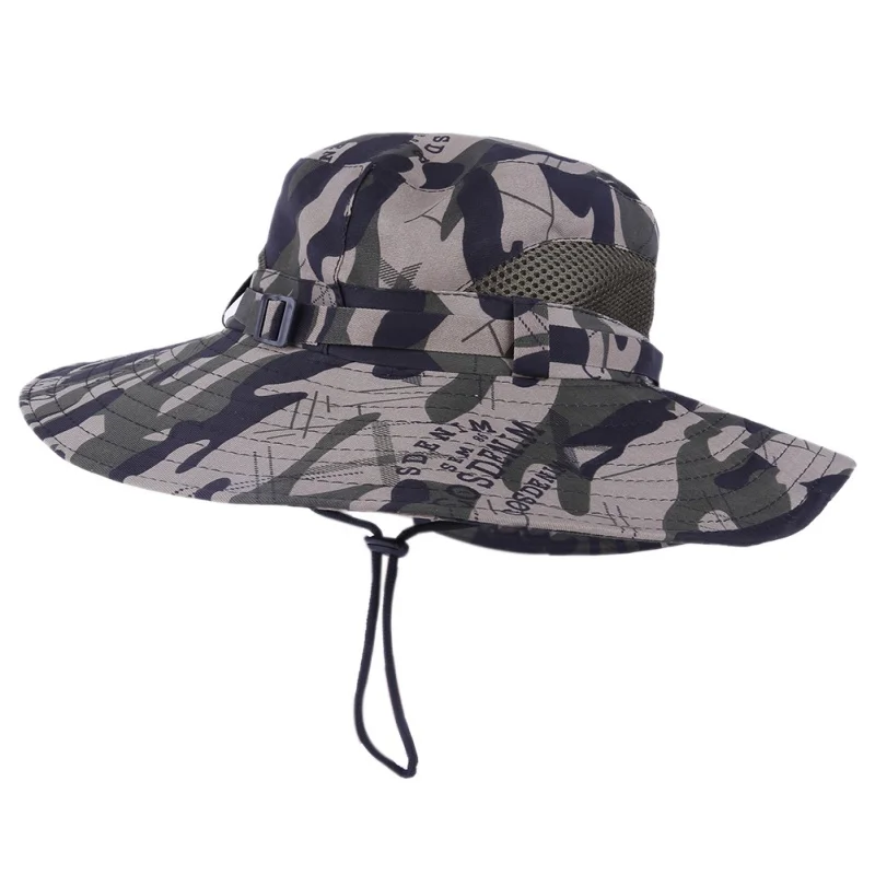 Outdoor sports fishing hat camouflage fisherman hat men's summer visor