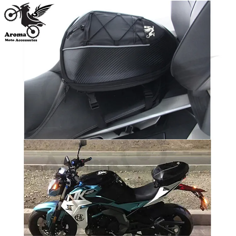 

black motocross tail bag moto tank bags magnet moto accessories helmet racing dirt pit bike luggage pouch motorcycle saddlebag