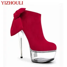 Новая женская обувь на очень высоком каблуке обувь для невесты на высоком каблуке 15 см новые туфли с кристаллами и танцами большого размера