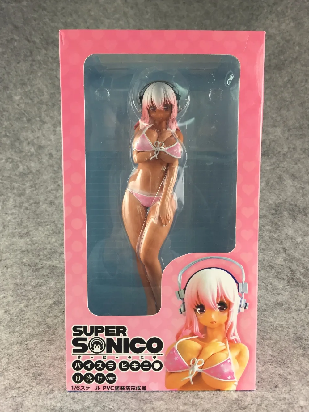 Аниме Супер Sonico Pai Slash бикини Ver. 1/6 Масштаб Сексуальная ПВХ фигурка модель игрушки кукла 25 см