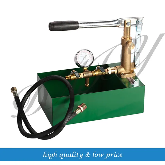100Bar Manual Hydraulic Pump Testing Pump Pipeline Pressure Test tool