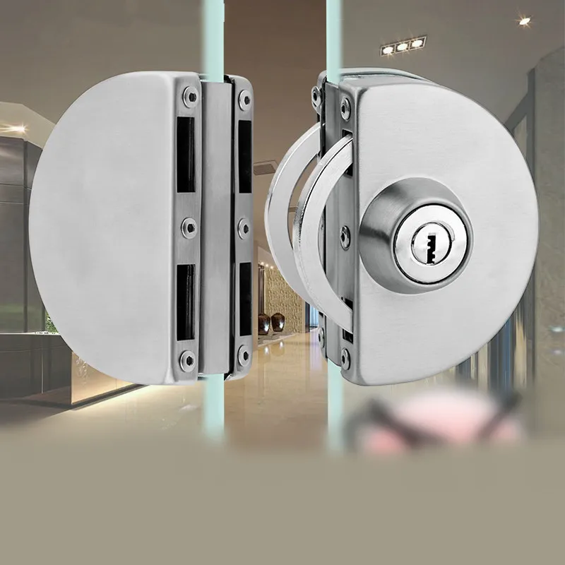 Safety Lock Stainless Steel Glass Door | Stainless Steel Sliding Door Lock  - 1 Set - Aliexpress
