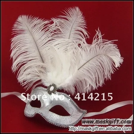 Свадебный шар красивая белая и серебряная Свадебная маска, маска с перьями, Маскарадная маска