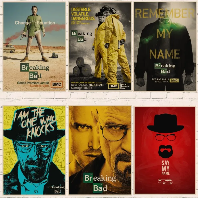 BREAKING BAD POSTER Apply Yourself A3 A4 size Poster Print Home Wall Art Decor