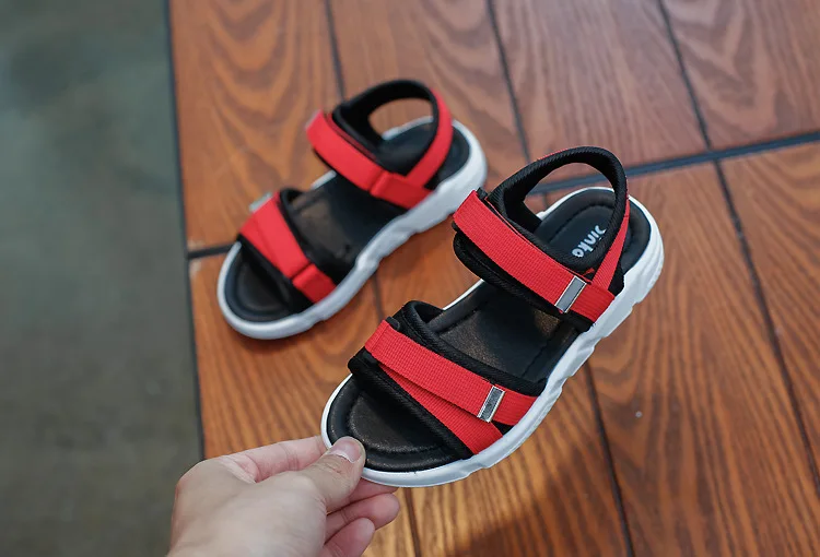 Летняя обувь для маленьких мальчиков и девочек, удобные детские сандалии, дышащие детские Нескользящие сандалии, мягкая повседневная