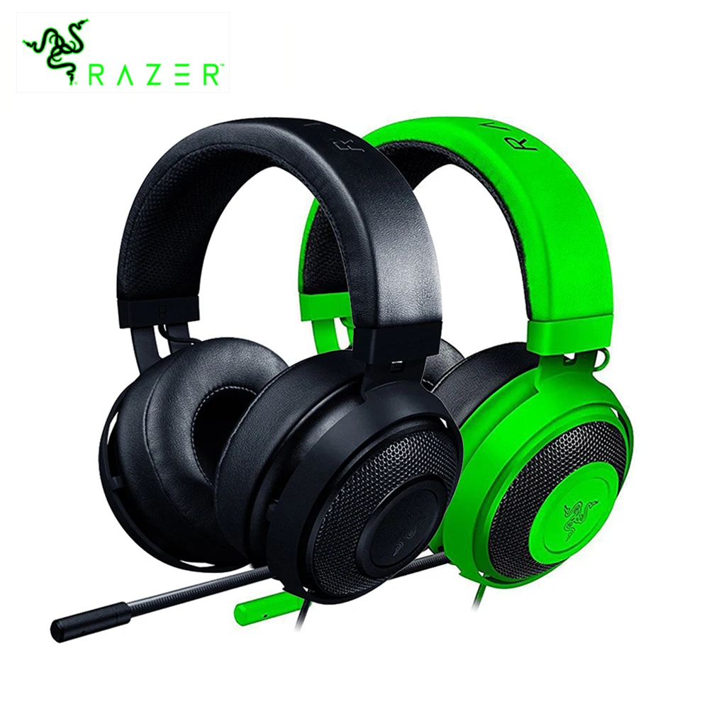 

Razer Kraken Pro V2 Gaming Headset with Mic Oval Ear Cushions Analog 3.5 mm Headphone for PC for Xbox One for Play Station 4