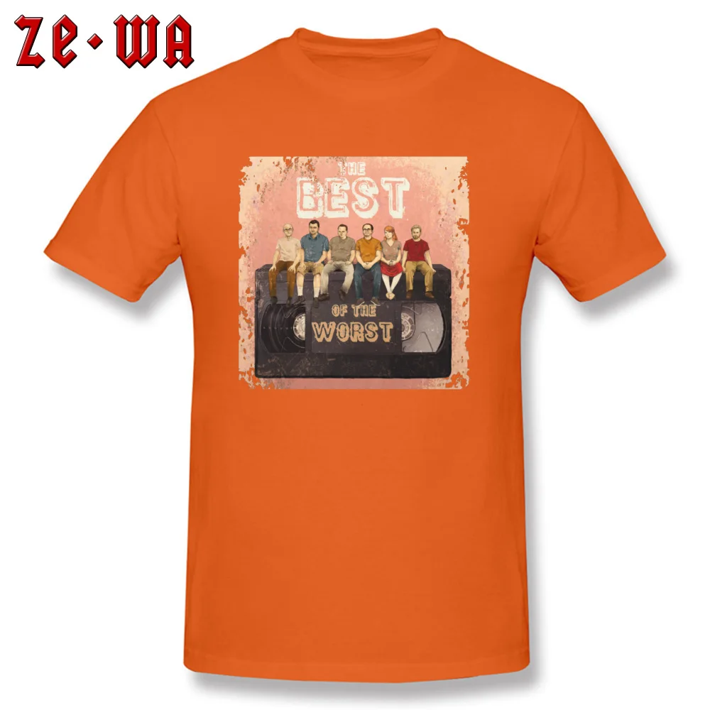 CasualPrint Short Sleeve T Shirt Autumn High Quality Crewneck All Cotton T-Shirt Men T Shirts BOTW -2316  Drop Shipping BOTW -2316 orange