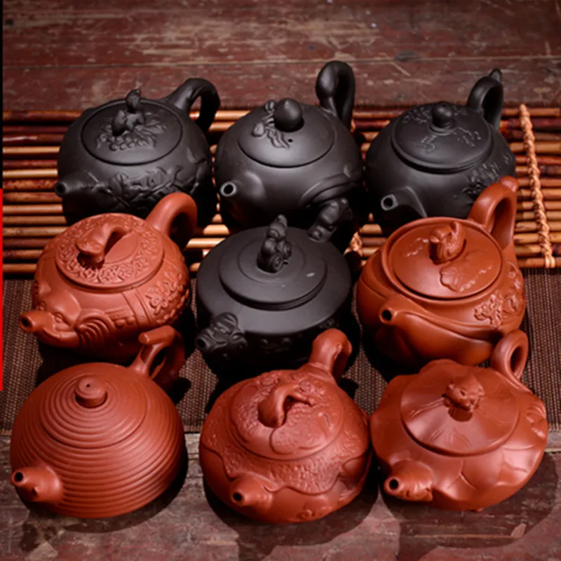 

Zisha teapot Xi Shi teapot Zhu mud 160ml hand grasp pot kung fu ceramic tea set tea features small teapot